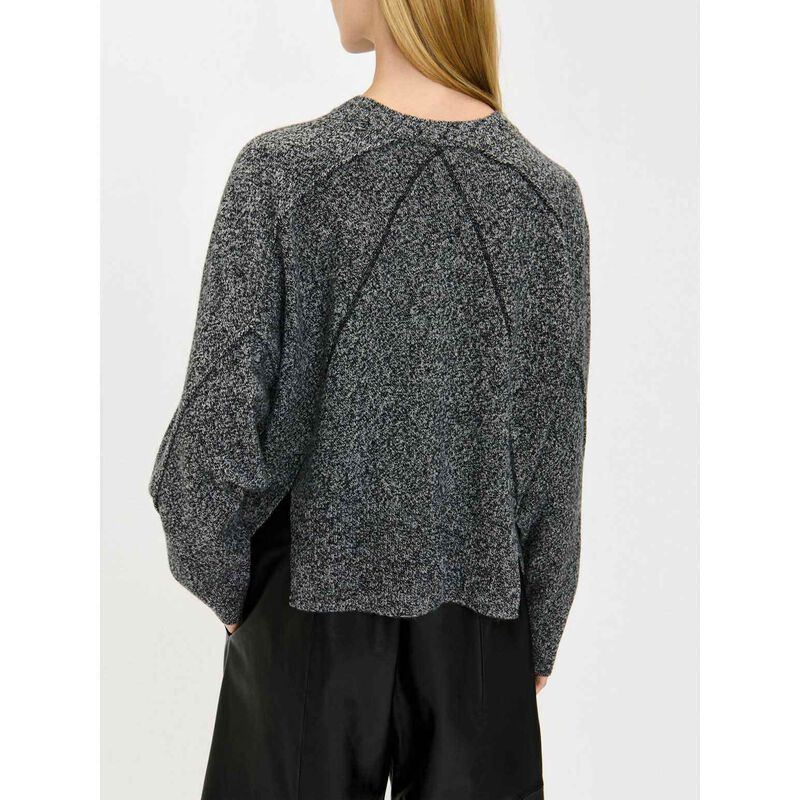 Veronika Maine Split Hem Panelled Sweater image number 2